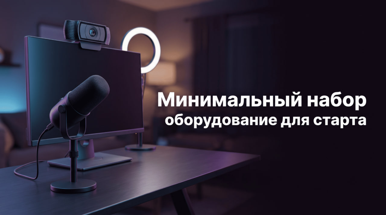 Минимальный набор: от 7 000 ₽ до первого эфира